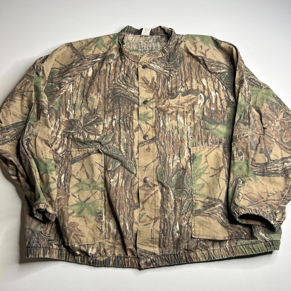 Liberty Realtree Camo Hunting Jacket 2XL 100% Cotton‎ Made in USA Vintage